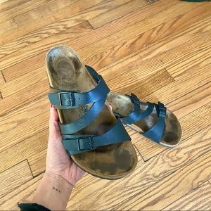 Womens Birkenstock Salina Slide Sandal - Black - Size 39